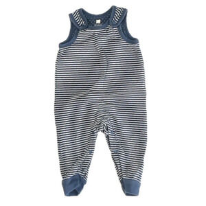Tea Boys Blue Stripe Romper size: 6-12 Months